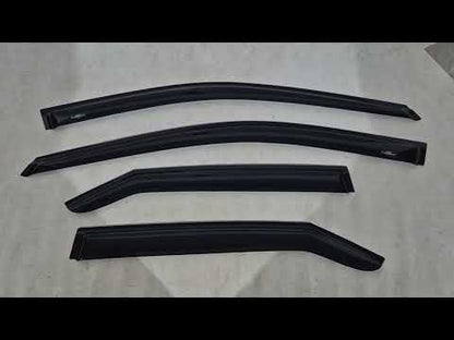 Window Deflectors USA 2015-2017 (4 pcs, HIC) for Toyota Camry 2011–2017 - video 1