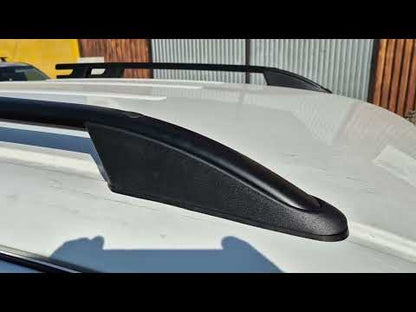 Roof Rails OmsaLine Sport (2 pcs, black) for Volkswagen Amarok 2010-2022 - video 1