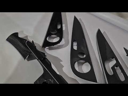 Dashboard Trim (Carbon) for Mercedes E-сlass W213 2016-2023 - video 1