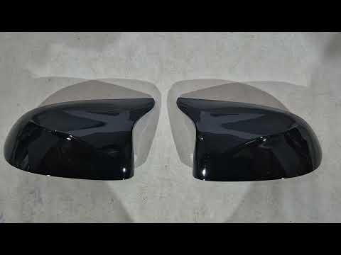 Mirror Covers M-Look (with Clips, 2 pcs) for BMW X4 F26 2014-2018 - video 1