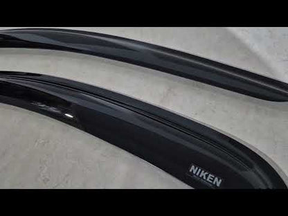 Window Deflectors (2 pcs, Niken) for Renault Trafic 2015- - video 1