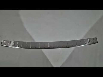 Rear bumper protector Carmos (2021+, stainless steel) for BMW X3 G01 2018- - video 1