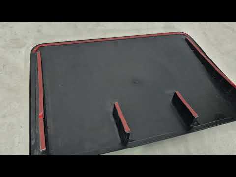Sunroof imitation (black gloss, ABS plastic) - video 1