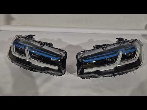 Front Headlights Full LED Laser (for 2017-2020) for BMW 5 Series G30/G31 2017-2023 - video 1