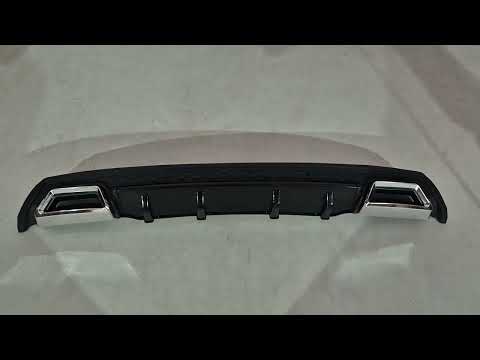 Universal Rear Diffuser DPT V-2 (ABS) (Gloss Black) - video 1