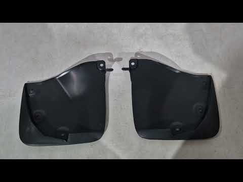 Front Mud Flaps (2 pcs) for Toyota Land Cruiser 300 2021- - video 1