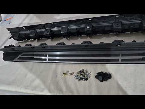 OEM Side Steps (2024+, 2 pcs, Aluminum) for Toyota Highlander 2019- - video 1