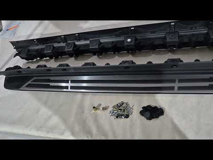 OEM Side Steps (2024+, 2 pcs, Aluminum) for Toyota Highlander 2019- - video 1