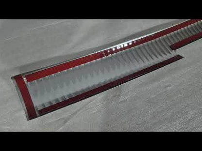 Carmos rear sill trim (stainless, matte) for Peugeot 308 2021- - image 1