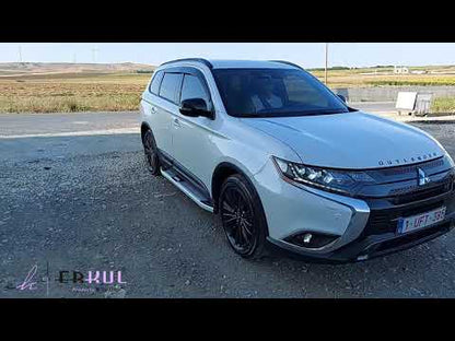 Side Steps Mevsim Grey (2 pcs, Aluminum) for Mitsubishi Outlander 2012-2021 - video 1