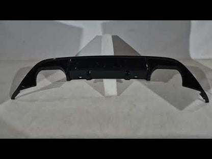 Rear Diffuser DPT V-1 (for GTI, 2012-2017, Gloss Black) for Volkswagen Golf 7/E-Golf 2012-2020 - video 1