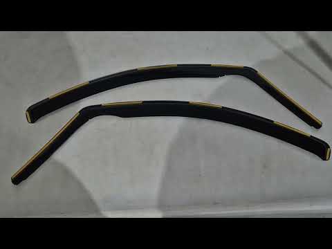 In-Channel Wind Deflectors Niken Luxury (2 pcs) for Mercedes Vito W639 2004-2014 - video 1