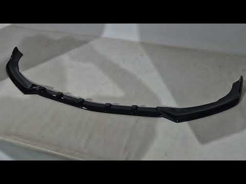 Front Lip DPT (2017-2020, Gloss Black) for Mercedes C-сlass W205 2014-2021 - video 1