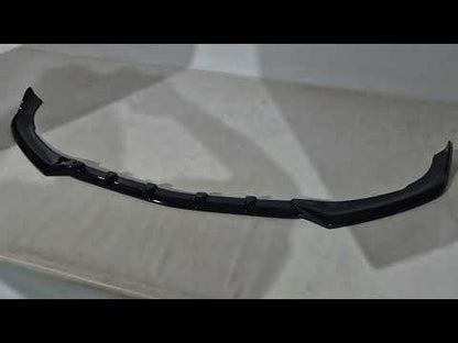 Front Lip DPT (2017-2020, Gloss Black) for Mercedes C-сlass W205 2014-2021 - video 1