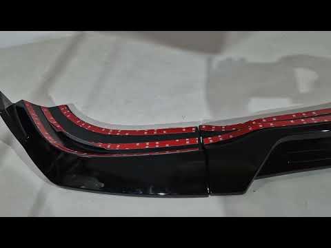 Front bumper cover DPT V1 (2011-2015, gloss black) for Mercedes C-class W204 2007-2015 - image 1