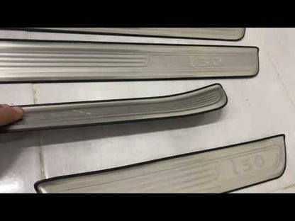 Door Sill Protectors Libao (4 pcs, Stainless Steel) for Hyundai I-30 2007-2011 - video 1