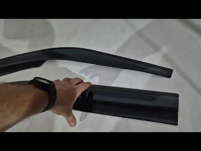 Window Deflectors (2 pcs, DPT) for Volkswagen Crafter 2016- - video 1