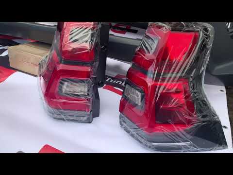 Facelift Conversion Kit 2009-2016 to 2017- (with Full LED Headlights) for Toyota Land Cruiser Prado 150 2009-2023 - video 1