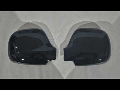 Black Mirror Covers (2004-2010, Stainless Steel) for Mercedes Vito W639 2004-2014 - video 1