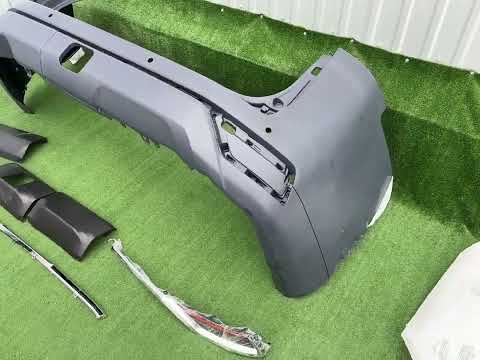 Rear bumper assembly for Toyota Land Cruiser 300 2021- - video 1