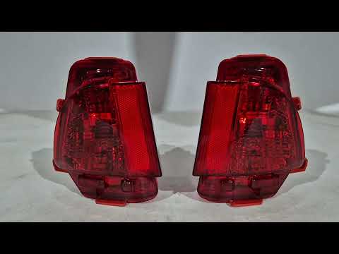 Rear dimensions (2 pcs, 2015-2022, standard) for Lexus LX570/450d - image 1