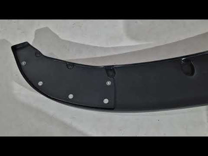 Front Bumper Lip DPT Flap V-3 (for M-Sport, Gloss Black) for BMW 4 Series F-32 2012-2020 - video 1
