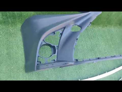 Front bumper Lexus LS style assembled for Toyota Camry 2018-2023 - video 1