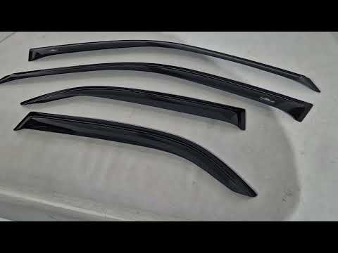Window Deflectors (4 pcs, HIC) for Toyota Camry 1997-2002 - video 1