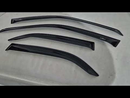 Window Deflectors (4 pcs, HIC) for Toyota Camry 1997-2002 - video 1