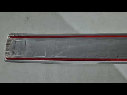 Rear bumper protector (Carmos V2, stainless steel) for Mercedes Vito W638 1996-2003 - video 1