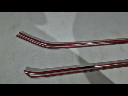 Window Trim (2 pcs, Stainless Steel) for Ford Custom 2023- - video 1