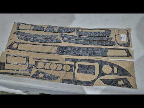 Dashboard Trim Covers Meric for BMW 5 Series E-60/61 2003-2010 - video 1