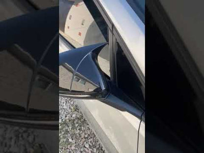 Mirror Covers RLine-Look (2 pcs) for Volkswagen Golf 7/E-Golf 2012-2020 - video 1