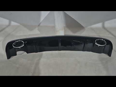 DPT V-1 rear diffuser (SD, gloss black) for Opel Astra J 2009-2015 - image 1