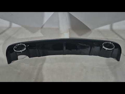 DPT V-1 rear diffuser (SD, gloss black) for Opel Astra J 2009-2015 - image 1