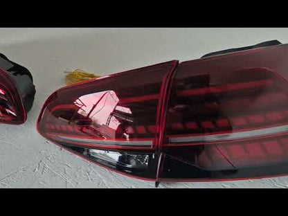 LED Tail Lights (2012-2017, 2 pcs) for Volkswagen Golf 7/E-Golf 2012-2020 - video 1