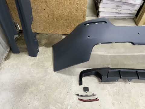 Rear Bumper M-Performance (for Dual Exhaust System) for BMW 5 Series F-10/11/07 2010-2016 - video 1