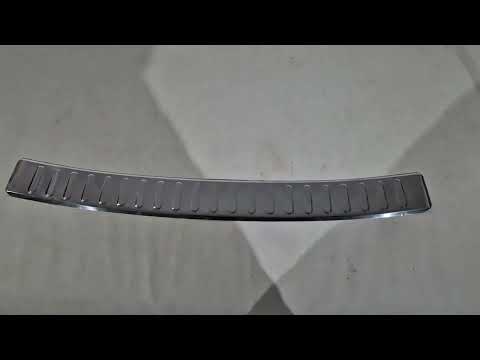 Rear Bumper Protector Carmos V2 (SW, Stainless Steel) for Volkswagen Golf 6 2008-2014 - video 1