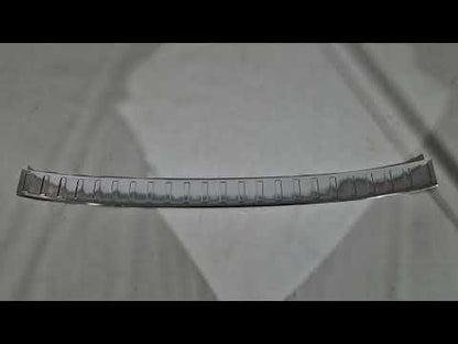 Rear bumper protector Carmos matte (stainless steel) for Mercedes GLC X254 2022- - video 1