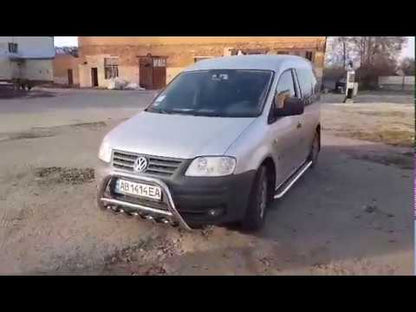 The WT003 bumper guard (stainless) for Volkswagen Caddy 2004-2010 - image 1