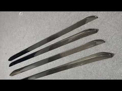 Side Skirt Extensions V4 (for G20 M-Sport, Carbon) for BMW 3 Series G20/G21 2018- - video 1
