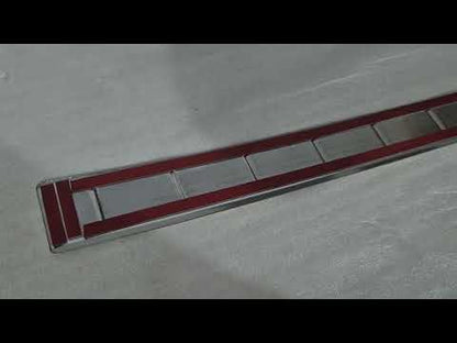 Rear Bumper Protector Carmos Stainless Steel Gloss for Suzuki SX4 S-Cross 2021- - video 1