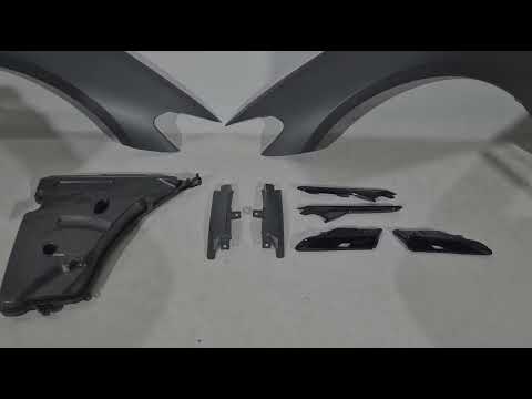 Fenders (M5 F90 style, 2 pcs) for BMW 5 Series G30/G31 2017-2023 - video 1