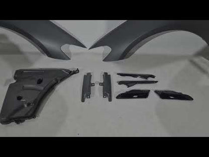 Fenders (M5 F90 style, 2 pcs) for BMW 5 Series G30/G31 2017-2023 - video 1