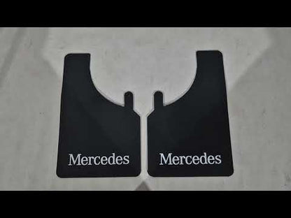 Mud Flaps Polytep (280*440, 2 pcs) for Mercedes - video 1