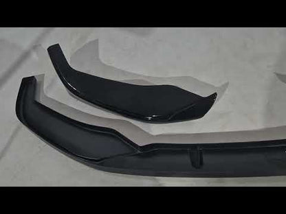 Front Bumper Lip DPT V2 for M-Performance 2017-2020, Gloss Black for BMW 5 Series G30/31 2017-2023 - video 1