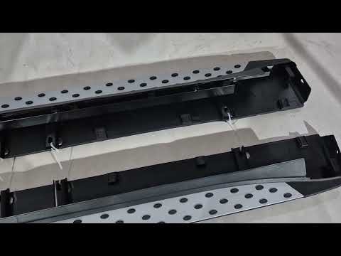 Side Steps OEM V1 (2 pcs, Aluminum) for Mitsubishi Outlander 2012-2021 - video 1