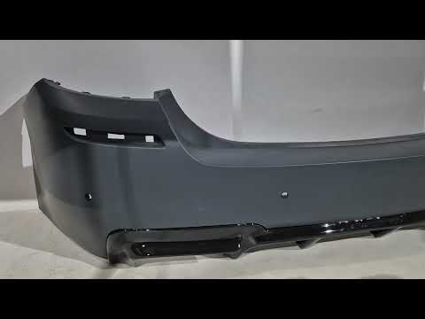Rear Diffuser DPT V-2 (for M-Performance, Gloss Black) for BMW 5 Series F-10/11/07 2010-2016 - video 2