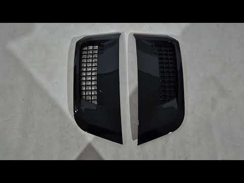 Fender Vent Covers (2 pcs) for Land Rover Defender 2019- - video 1