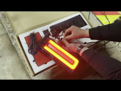 Tail Lights W464-Style Black Edition V1 for Mercedes G сlass W463 1990-2018 - video 1